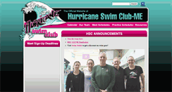Desktop Screenshot of hurricaneswimclub.com